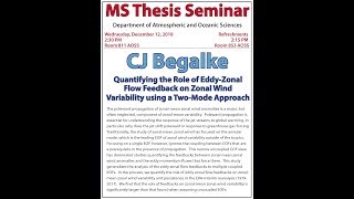 UW-AOS Department Seminar - December 12, 2018