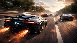 Turbo car racing game drive 300km/h speed car screenshot 3