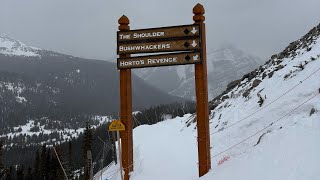 The Shoulder, Banff Sunshine (March 2026)