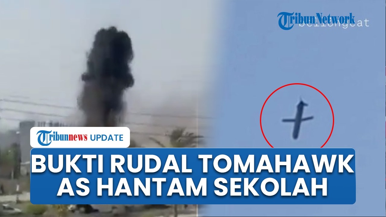 Donald Trump Tak Bisa Bantah Lagi! Rekaman Video Bukti Rudal Tomahawk AS Hantam Sekolah di Iran