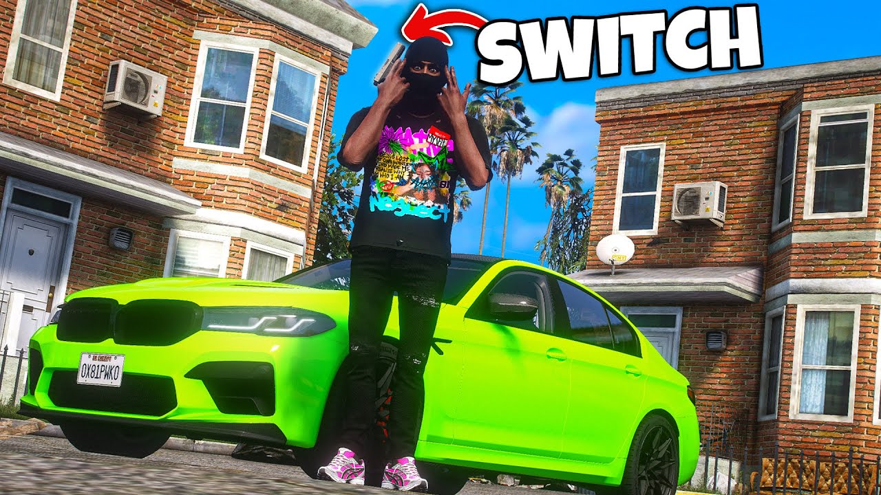 I bought a GLOCK SWITCH and CRASHED OUT in GTA 5 RP..