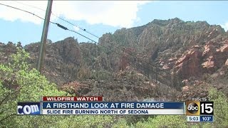 Firsthand look at fire damage