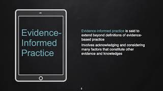 5 or Less Series  Evidence Informed Practice