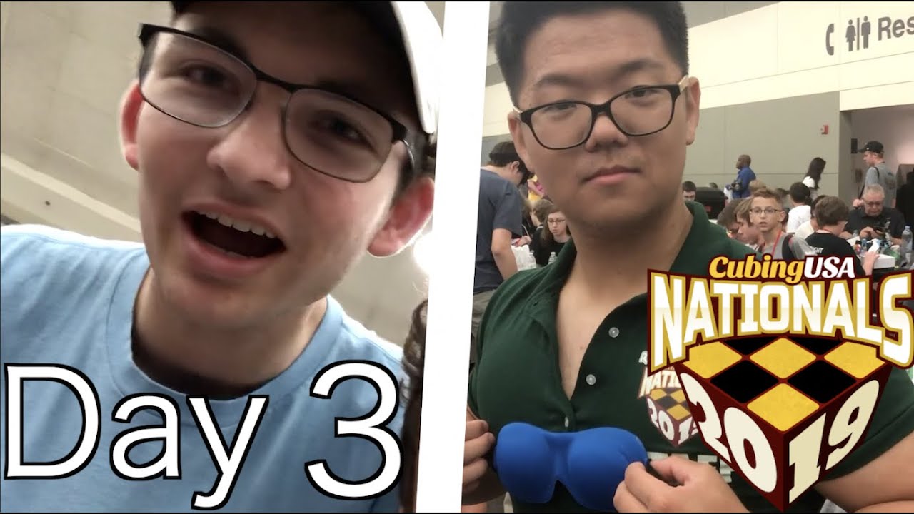 CubingUSA Nationals 2019 Competition VLOG! (Day 3)