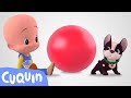 Jogando bola com Cuquin: aprenda as cores 🔴 | Desenhos animados para bebês