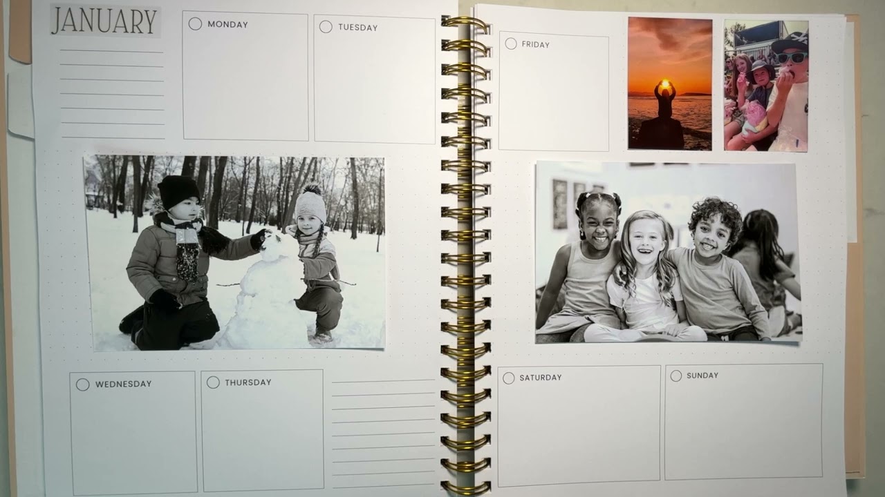 Photo Layouts in the Our Days Memory Keeping Journal