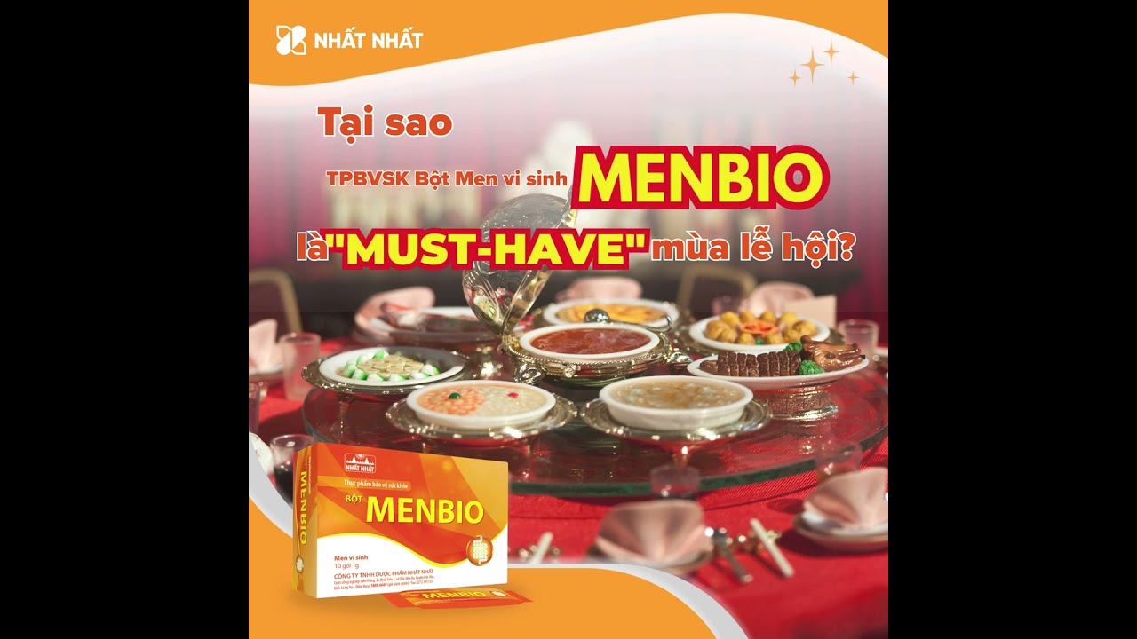 ✨ TẠI SAO TPBVSK BỘT MEN VI SINH MENBIO LÀ "MUST-HAVE" MÙA LỄ HỘI? ✨