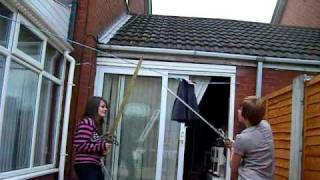 Charl and Nai's "Epic" Sword fight!! XD