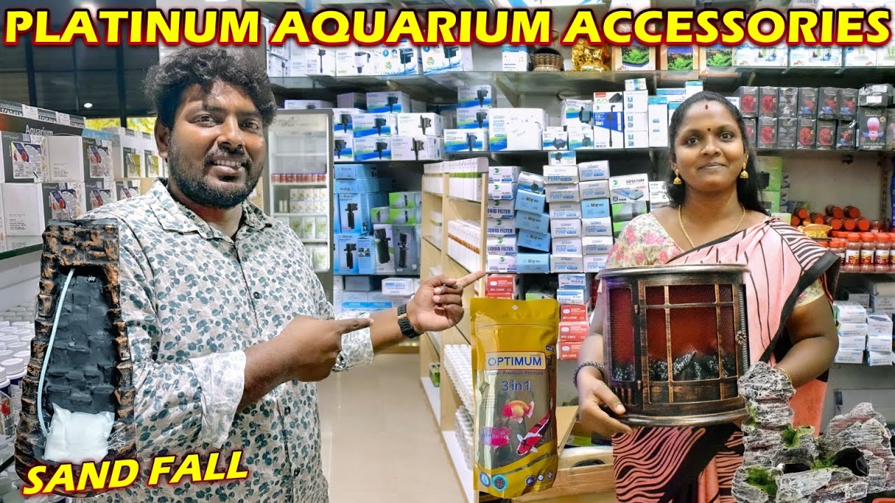 ரூ5 முதல் Aquarium Accessories | Platinum Aquarium Accessories Shop | Kolathur Fish Market