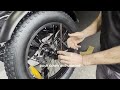 Axle nut Trident and Trojan + Wheel Removal