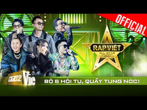 Live concert: Bộ 6 hội tụ, quẩy tung nóc đại nhạc hội rap hoành tráng nhất | Rap Việt All-Star 2021