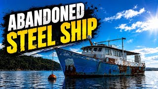 HUGE Abandoned Steel Yacht
