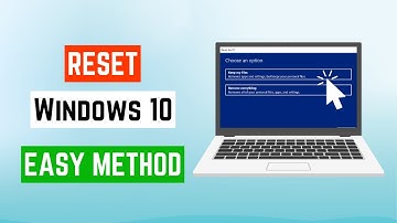 How To Reinstall Windows 10 Without Losing Data 2024 - Reset To Factory Settings (Easily Format PC)