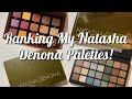 RANKING MY NATASHA DENONA EYESHADOW PALETTES!