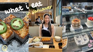 what i eat in a day in Vancouver 🇨🇦
