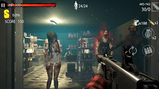 لعبة زومبي جديدة للاندرويد والايفون (Zombie Hunter D-Day) screenshot 2