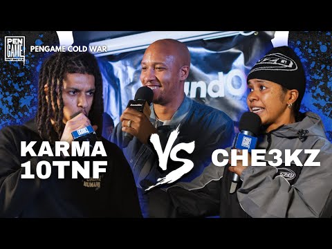 KARMA10TNF vs CHE3KZ | PenGame Rap Battle 2025 - YouTube