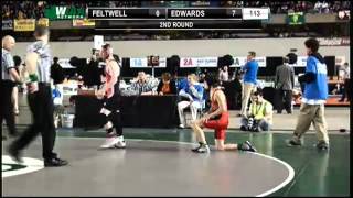113 lbs Class 1B/2B Match from the 2012 WIAA Individual Wrestling Championships