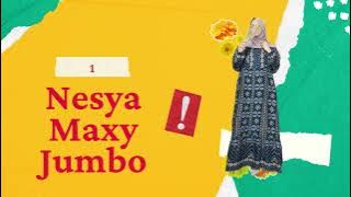 Nesya Gamis Katun Rayon Jumbo Terbaru by DKS