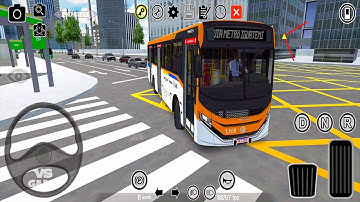 Proton Bus Simulator Urbano - NEW CAIO APACHE VIP VOLKSWAGEN - Android Gameplay