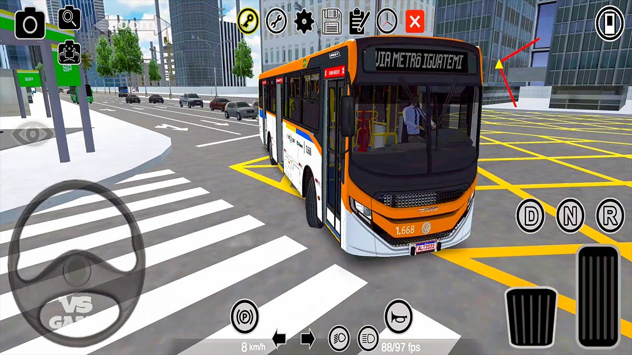 VIP4 Bus Passenger City Driver  Proton Bus Simulator Urbano Android  Gameplay 