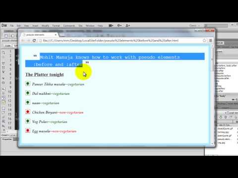 Understanding Pseudo elements- :before and :after (Part 1)