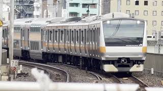 快速 高尾行き】E233系T5編成が東京駅に入線〜到着！