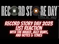 Record story day 2023 list reaction with the waxed jazz bums and notes  tones