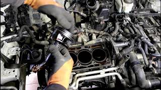Ремонт двигателя 4 часть на Volkswagen Scirocco 1,4 Фольксваген Сирокко 2012 г