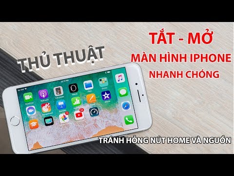 Cách tắt mở màn hình iphone khi bị hỏng phím nguồn và nút home