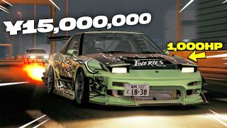 I Spent ¥15,000,000 to get 1,000HP in Night Runners (JDM Racing Game)