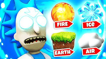 NEW Turning RICK Into THE AVATAR (Rick and Morty: Virtual Rick-Ality Funny Gameplay)