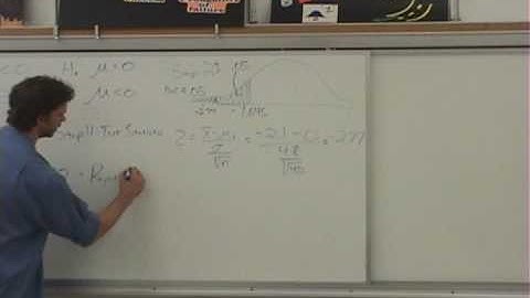 Hypothesis Tests for Means Part 3