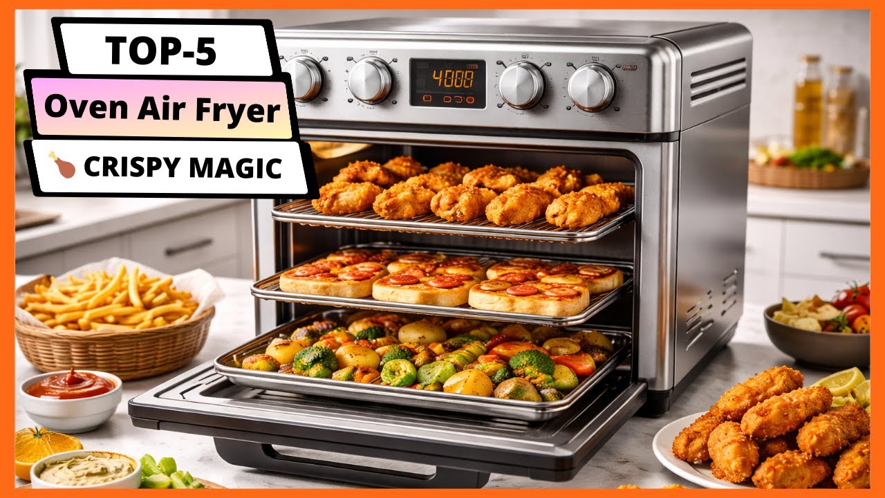 ✅ Топ-5 лучших аэрогрилей 2026 года 🔥 Хрустящая еда с меньшим количеством масла | Честный обзор и...