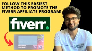 Follow this easiest method to promote the Fiverr affiliate program