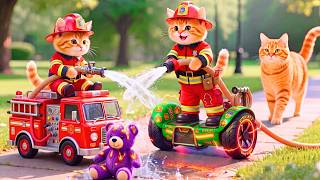 Mama Cat Trims Fur on the Farm and Makes Tiger Hat For Kittens At Home🐾🎩🐯