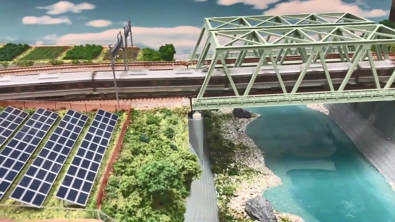 N Scale Working Railroad Crossing】Making Railway Diorama of