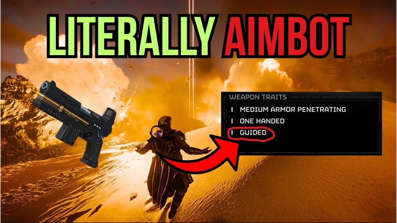 Helldivers 2 - This Guided Pistol is ABSOLUTELY CRAZY - YouTube