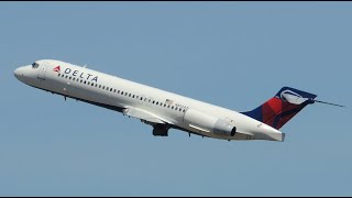 Delta Airlines Boeing 717-200 N892AT takeoff from PDX