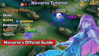 How To Use Novaria Mobile Legends  Novaria Tutorial And Guide