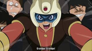 Mazinger Z fighting fire with fire