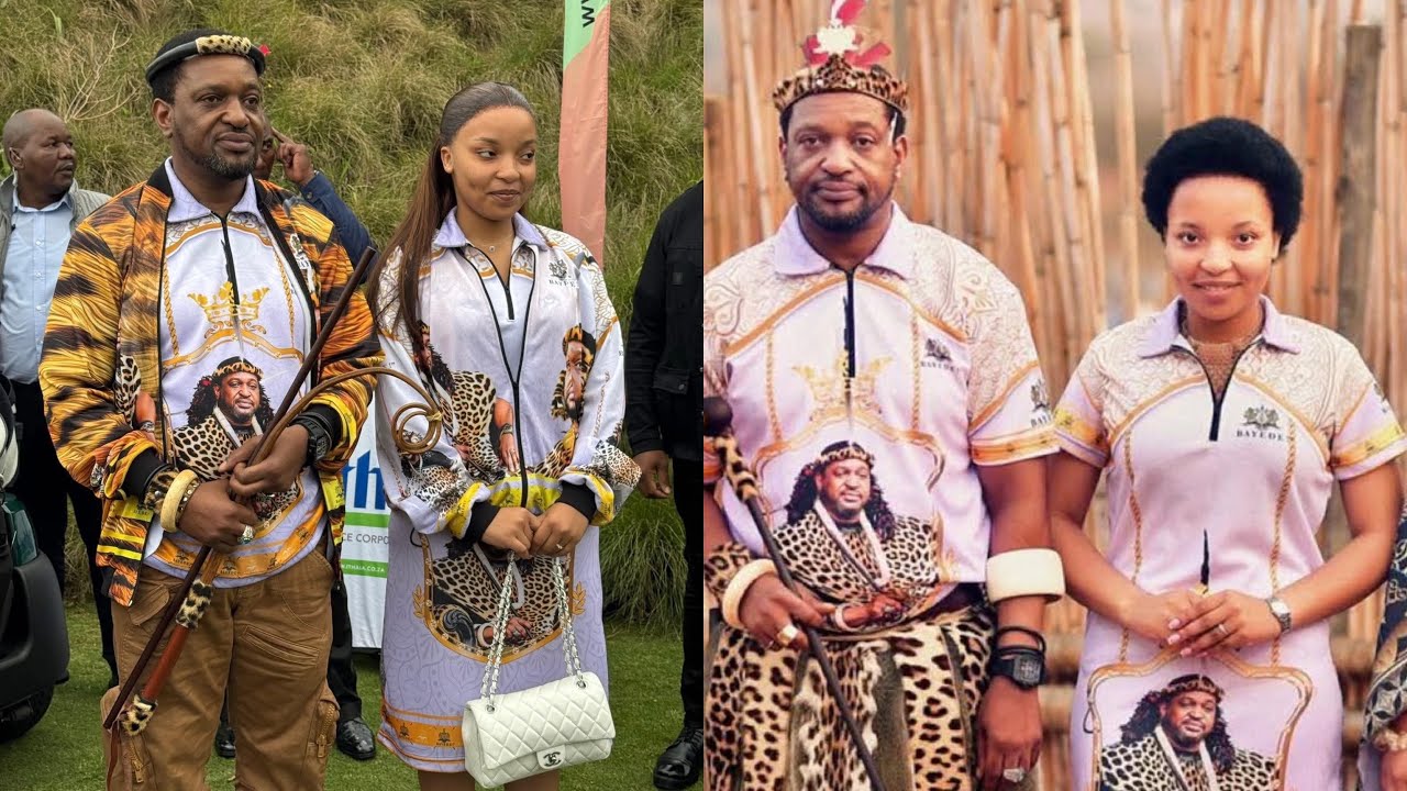 King MisuZulu Shows Off His Young Wife