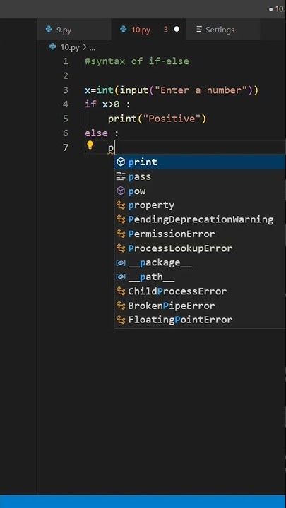 syntax of if-else statement in python.. - YouTube