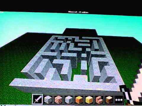 Building a Minecraft maze in Python with the Pi