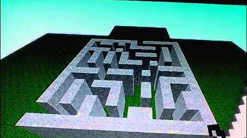 Building a Minecraft maze in Python with the Pi