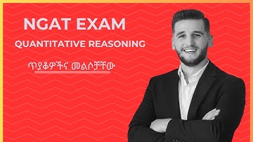 NGAT EXAM 2025 QUANTITATIVE REASONING PART 2 | #NGAT #gat #exitexam #aau #aastu#2025 NGAT #2017 NGAT