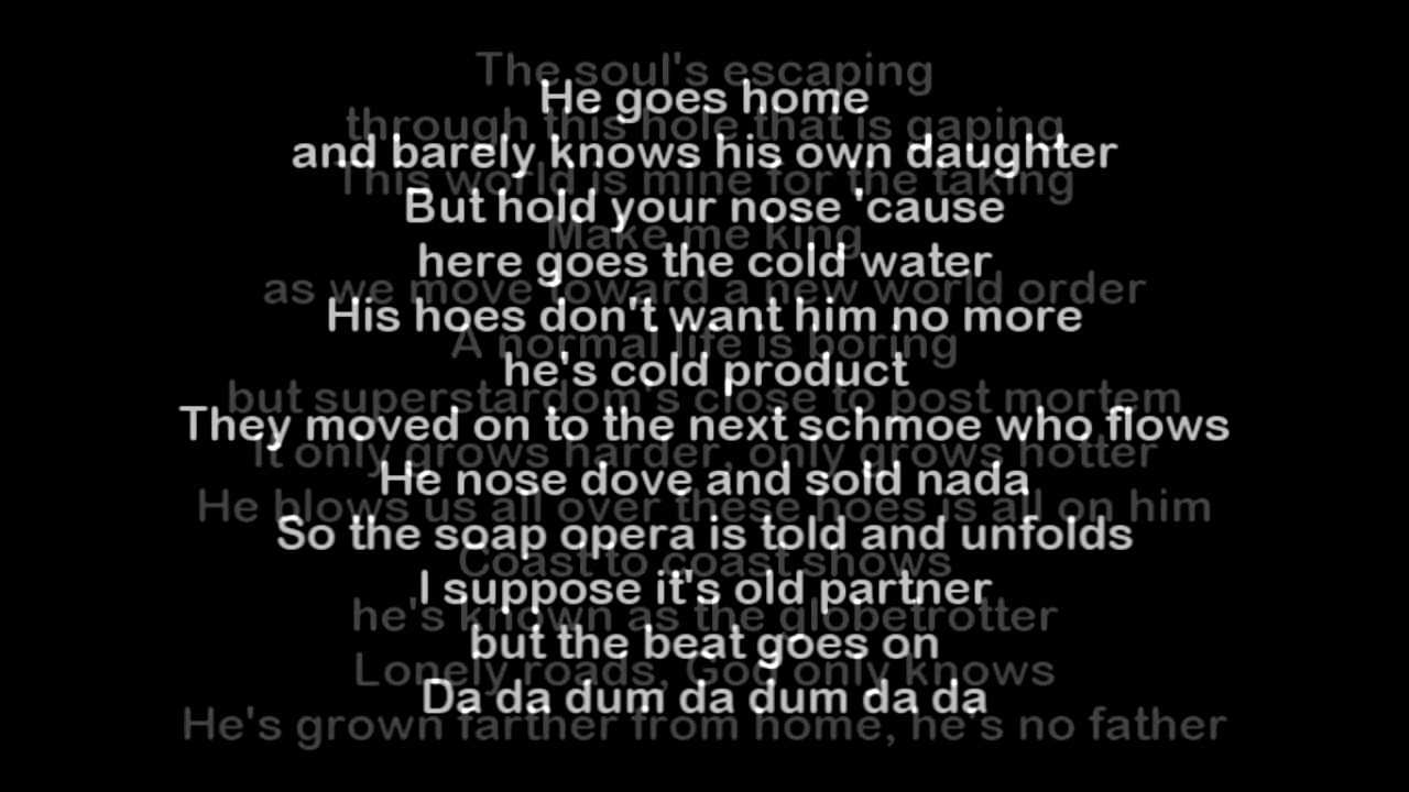 Eminem Lose Yourself Lyrics - YouTube
