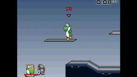 SSF2 v0.8a Break The Targets Yoshi - 8:37 Seconds