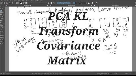 PCA KL Transform Principal Component Analysis Karhunen-Loeve Transform Dimension Reduction AI Part-1